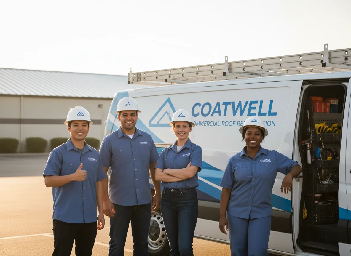 Commercial roof coating company in Hadley, MI